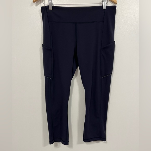 Lululemon Speed Up Crop 21" True Navy 10 - Picture 6 of 16